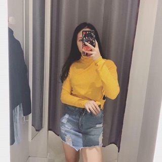 Áo cổ lọ hm