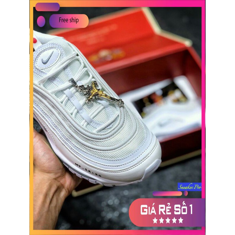 Giày thể thao sneaker AIR MAX 97 jesus thánh giá siêu đẹp cho cả nam và nữ siêu đẹp