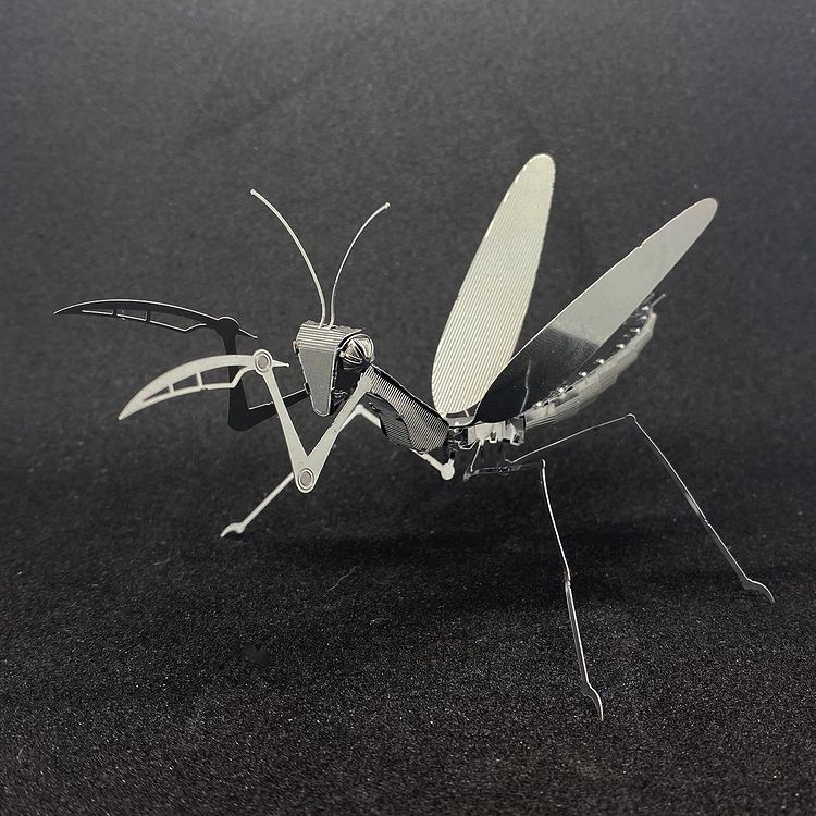 Mô Hình Kim Loại Lắp Ráp 3D Metal Mosaic Bọ Ngựa Praying Mantis [chưa ráp]