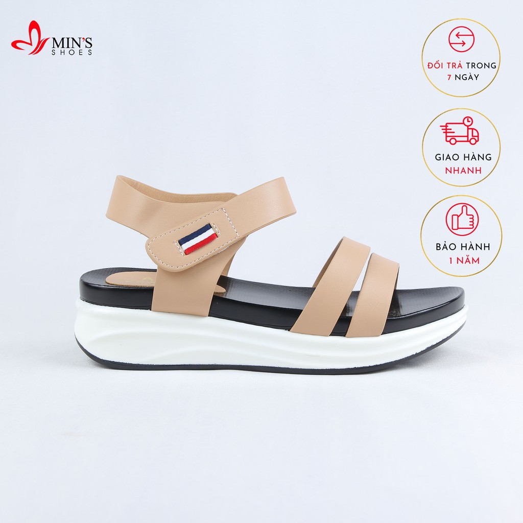 sandal cao gót dưới 7cm Min's Shoes - Xăng Đan Chống Nước S271