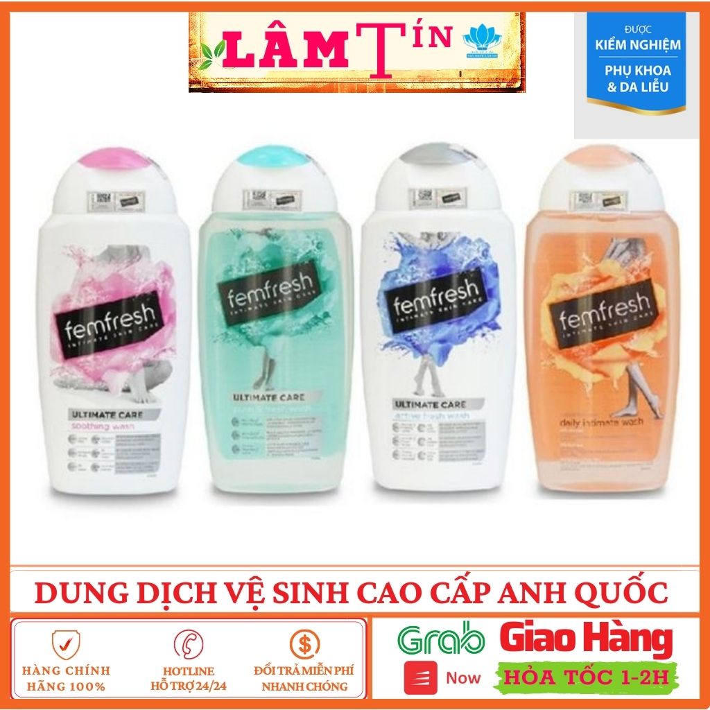 ✅(Chính hãng) Dung dịch vệ sinh phụ nữ Femfresh Hỗ trợ viêm, làm sạch thoáng mát, tự tin, dùng hàng ngày