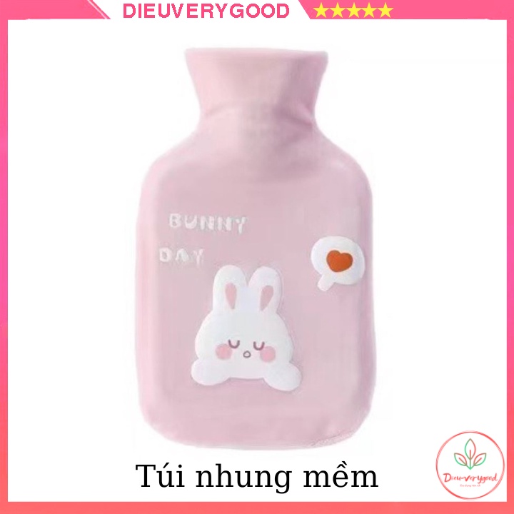 Túi sưởi nóng lạnh nhung mềm giảm đau toàn thân, giữ ấm cơ thể hạ sốt giảm các vết sưng va chạm dieuverygood