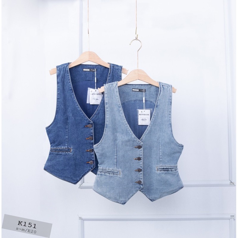 ÁO GILÊ NỮ - CHẤT JEANS CÁ TÍNH