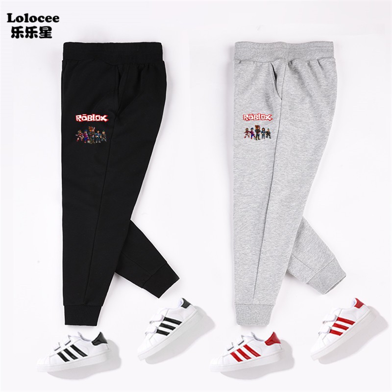 Quần Jogger Cotton In Logo Roblox Cho Bé Trai