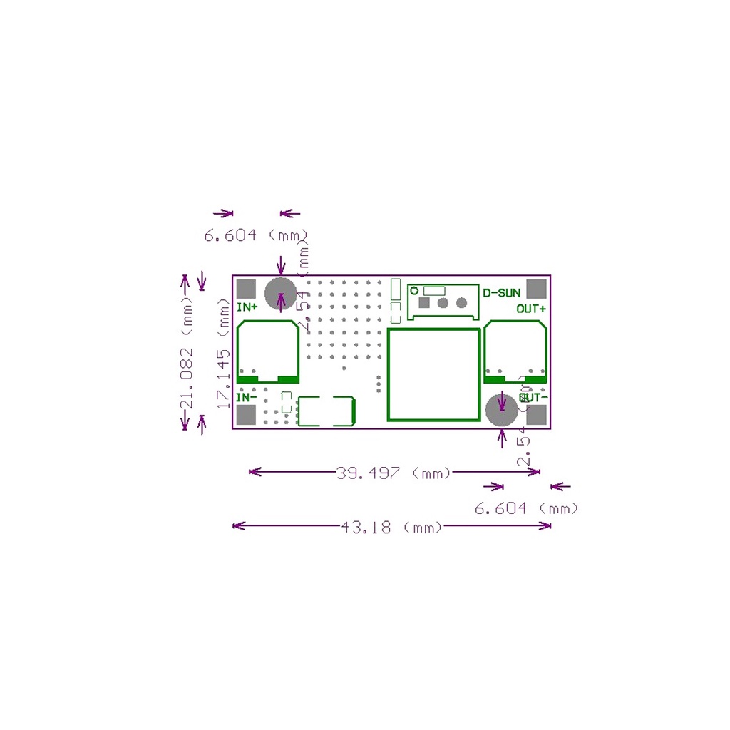 Mạch Giảm Áp DC LM2596 dòng tối đa 3A, đầu vào 3-30V, đầu ra 1.5-29V
