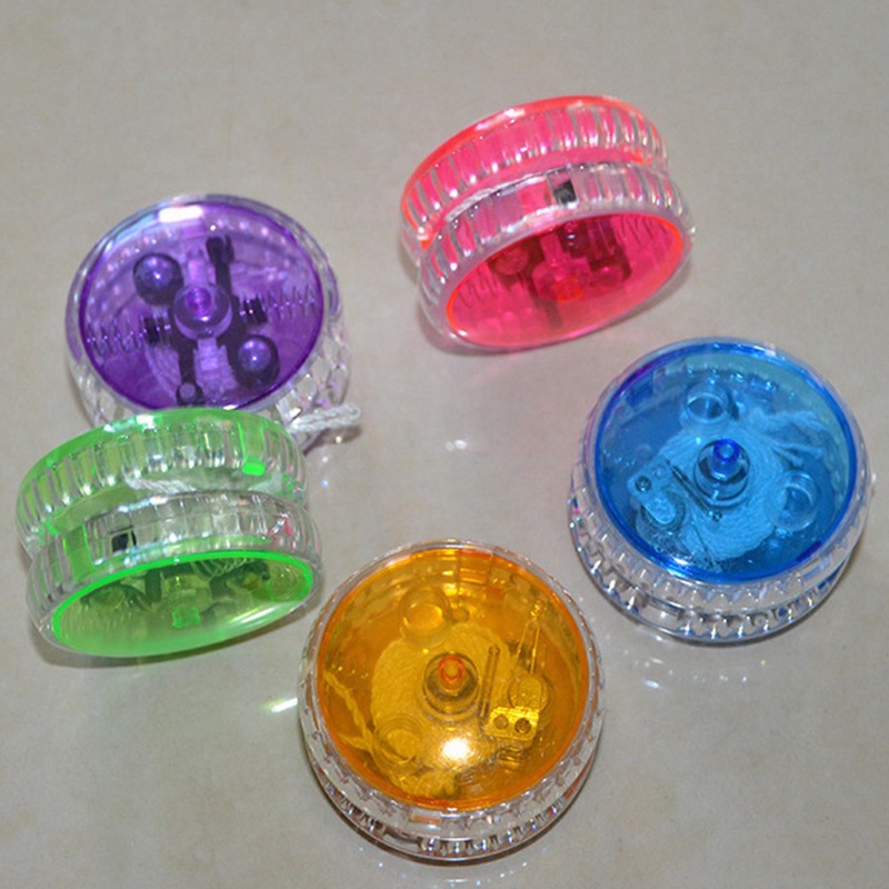 Đồ Chơi Quả Bóng YoYo Có Đèn LED Phát Sáng Tốc Độ Cao Vui Nhộn Cho Bé