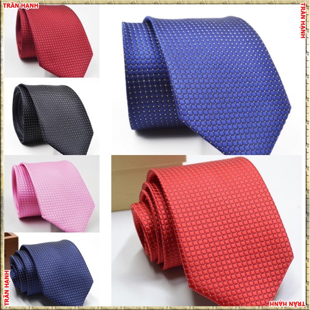 Cà vạt nam bản lớn 8cm Cavat nam trung niên chuẩnTH
