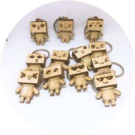 100 Móc khóa danbo người gỗ siêu hót 2020 shop cầu giấy