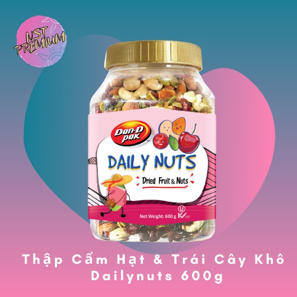 [Siêu Sale] Hạt Dinh Dưỡng Hằng Ngày 600gr Daily Nuts  Dan D Pak