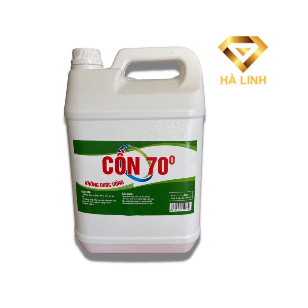 Cồn 70 độ RUBY HÀ LINH can 5 lít