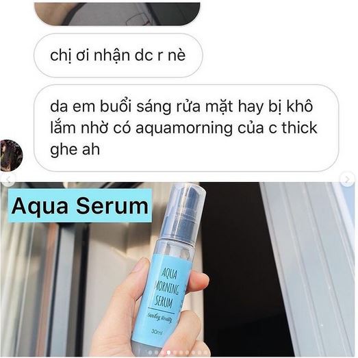 Aqua Morning Serum - Serum dưỡng buổi sáng