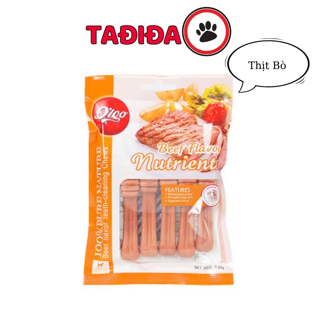 Xương gặm cho Chó sạch thơm miệng Orgo 90g , Thức ăn cho Chó cải thiện tình trạng răng miệng - Tadida Pet