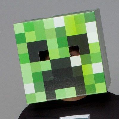 Đầu hóa trang nhân vật Creeper Minecraft cực đẹp