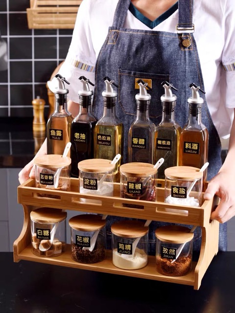 (Có sẵn )Bộ hũ , bình đựng gia vị cao cấp | BigBuy360 - bigbuy360.vn