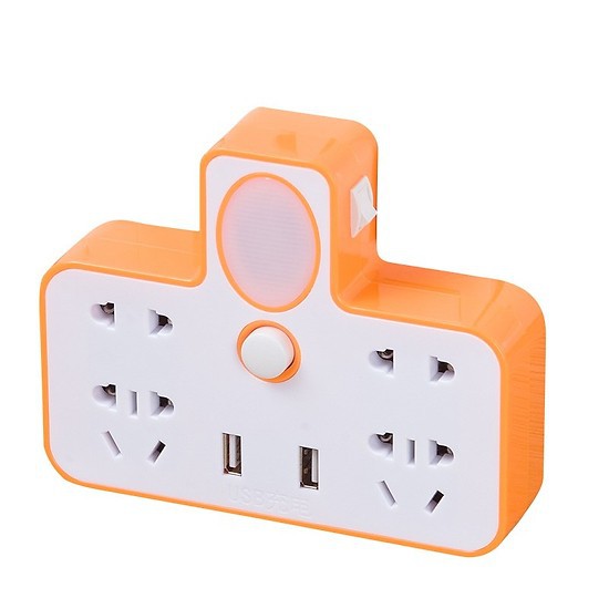 💥GIÁ XƯỞNG💥Ổ cắm điện đa năng tích hợp cổng cắm usb và đèn ngủ (Màu Ngẫu Nhiên)