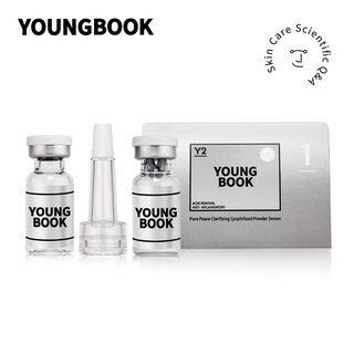 Tinh chất và bột đông khô Youngbook giảm mụn dưỡng ẩm cho da nhạy cảm 2.5ml + 50mg