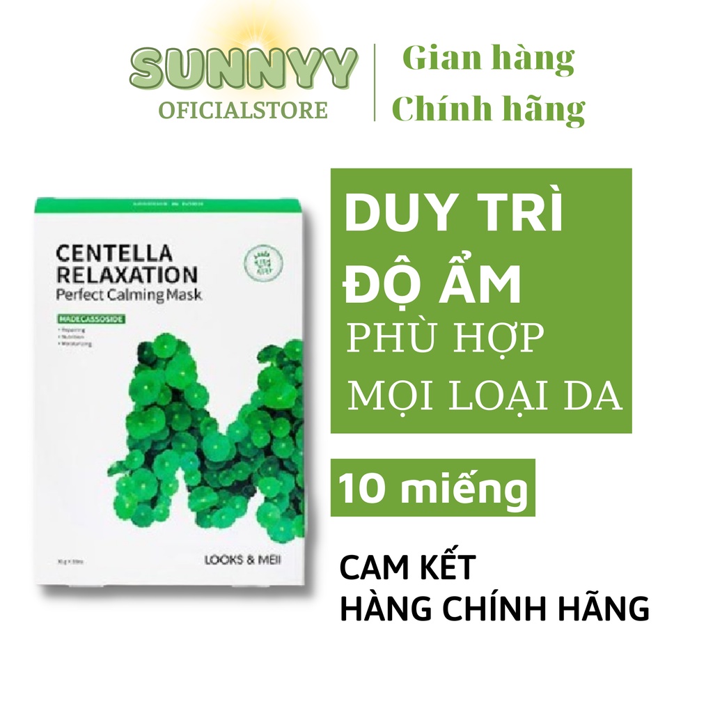 Mặt nạ tái sinh tinh chất rau má Centella Relaxation Perfect Calming