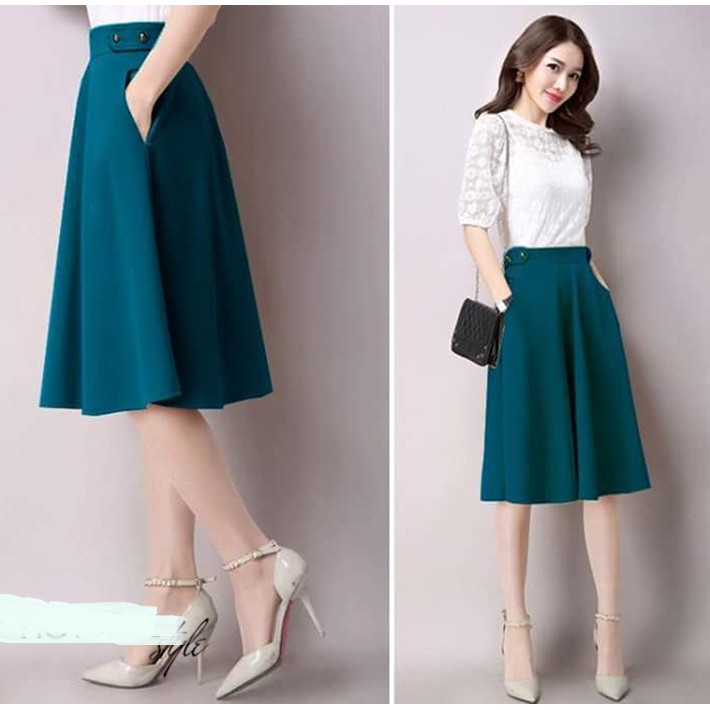 4 Chân Váy Xòe Nana Cách Điệu Lưng