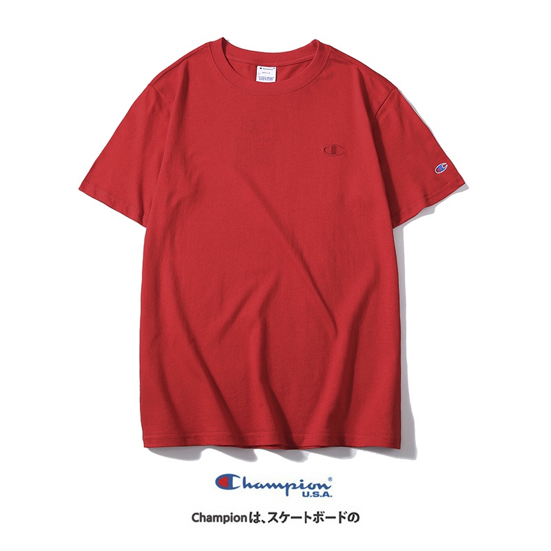 Áo thun Cotton ngắn tay thêu họa tiết cổ điển dành cho nam và nữ