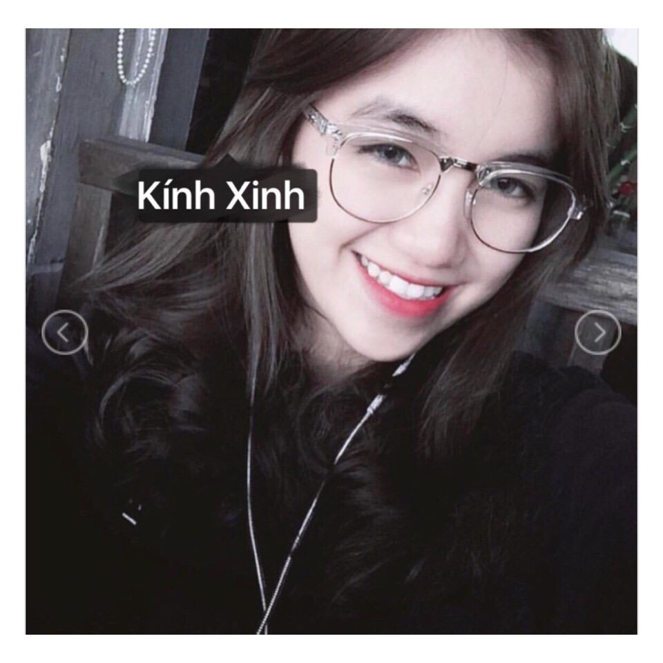 [GIÁ SHOCK] MẮT KÍNH RB TRONG NỬA GỌNG GIẢ CẬN CỰC XINH AH142 | BigBuy360 - bigbuy360.vn