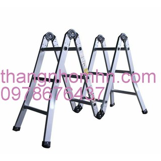 Thang gấp khúc chữ M cao 3,7 m