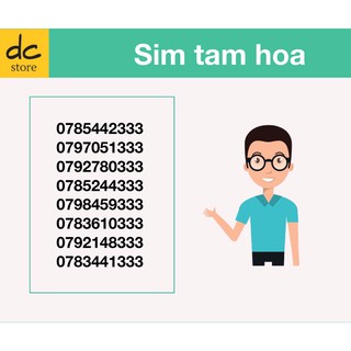 SIM TAM HOA 333 SIM SỐ ĐẸP MOBIFONE