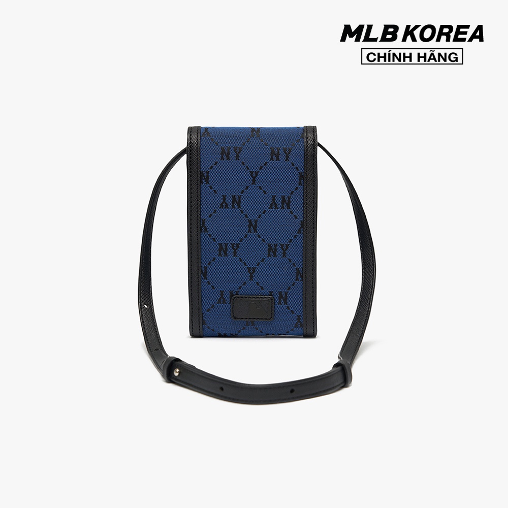 MLB - Túi đeo chéo chữ nhật Monogram Diamond Jacquard 3ACRH011N-50BLD