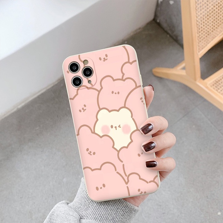 Ốp lưng iphone lưng in hình nhiều gấu 5s/6/6plus/6s/6splus/7/7plus/8/8plus/x/xr/xs/11/12/pro/promax