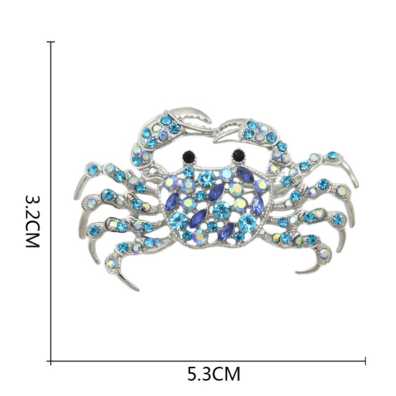 Ghim Cài Áo Hình Chú Cua Đính Đá Thời Trang