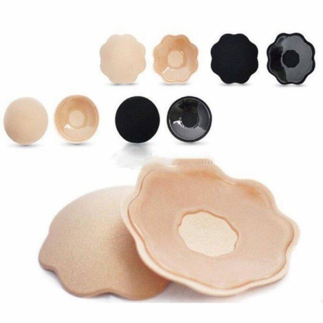 Miếng dán ngực - nhũ hoa bọc vải silicon