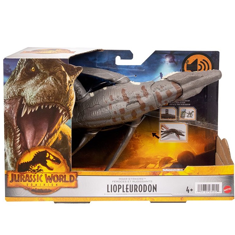 JW Khủng long LIOPLUERODON có âm thanh JURASSIC WORLD MATTEL