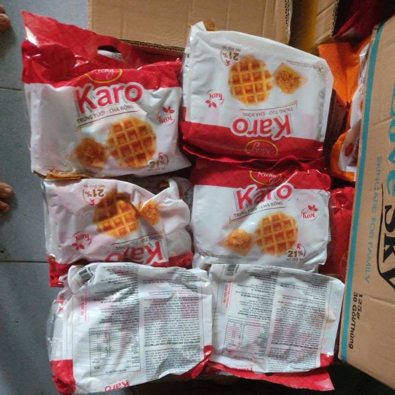BÁNH CARO BỊCH 6 CÁI. DATE mới nhất
