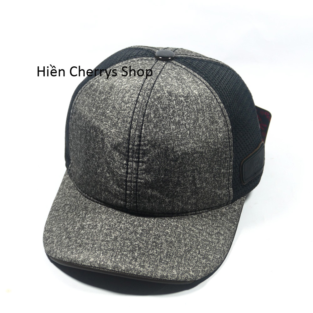 Nón kết xịn  - Chất liệu vải cotton cao cấp kết hợp với lưới cùng với  mặt da bên hông chữ Z đẹp nổi bật