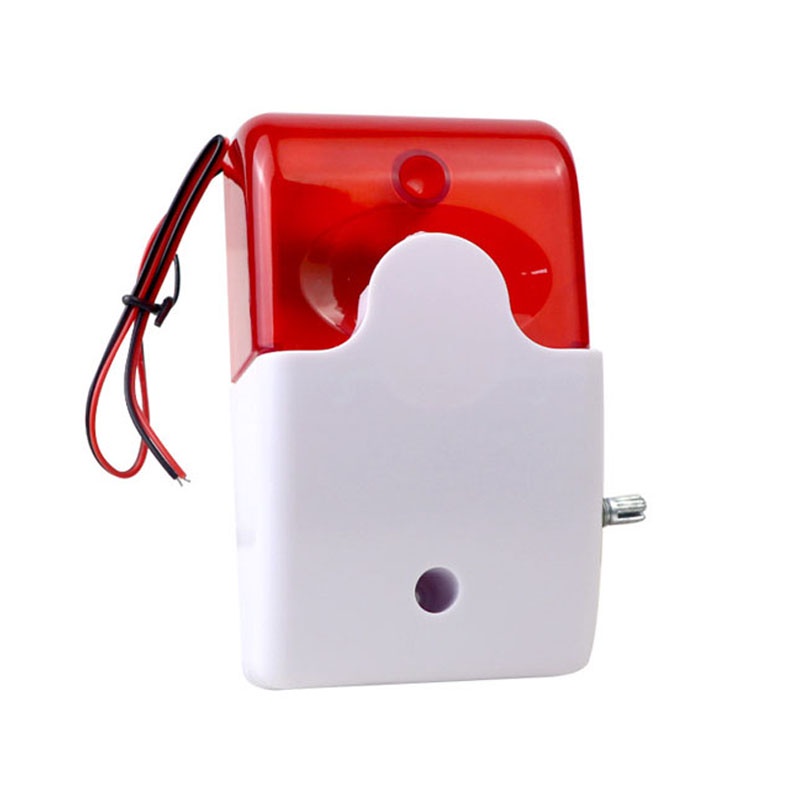 Còi Hú Báo Động Có Đèn DC12v. Có Nút Tăng Giảm Âm Lượng
