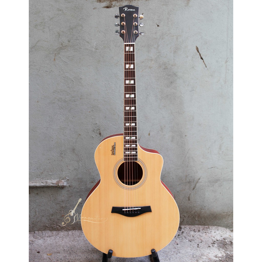 Đàn guitar acoustic Rosen G13 chính hãng - tặng 12 phụ kiện- Vinaguitar phân phối