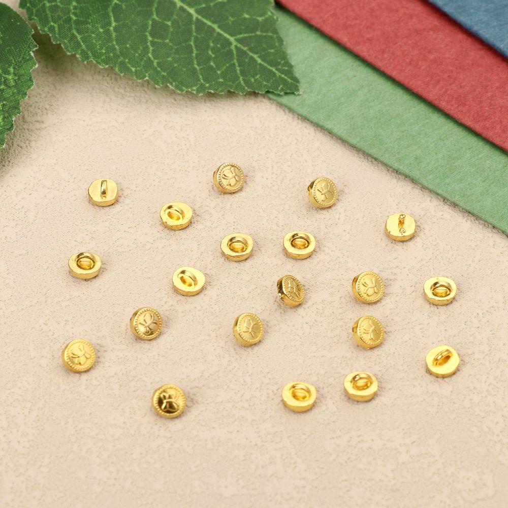 Bộ 20 Nút Áo Khoác Hình Bướm 5mm Cho Búp Bê
