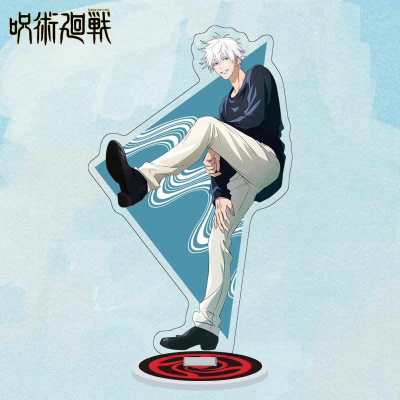 Mô Hình Standee Anime Jujutsu Kaisen Nhân Vật Gojo Satoru Itadori Yuji Chất liệu Acrylic trang trí bàn học bàn làm việc