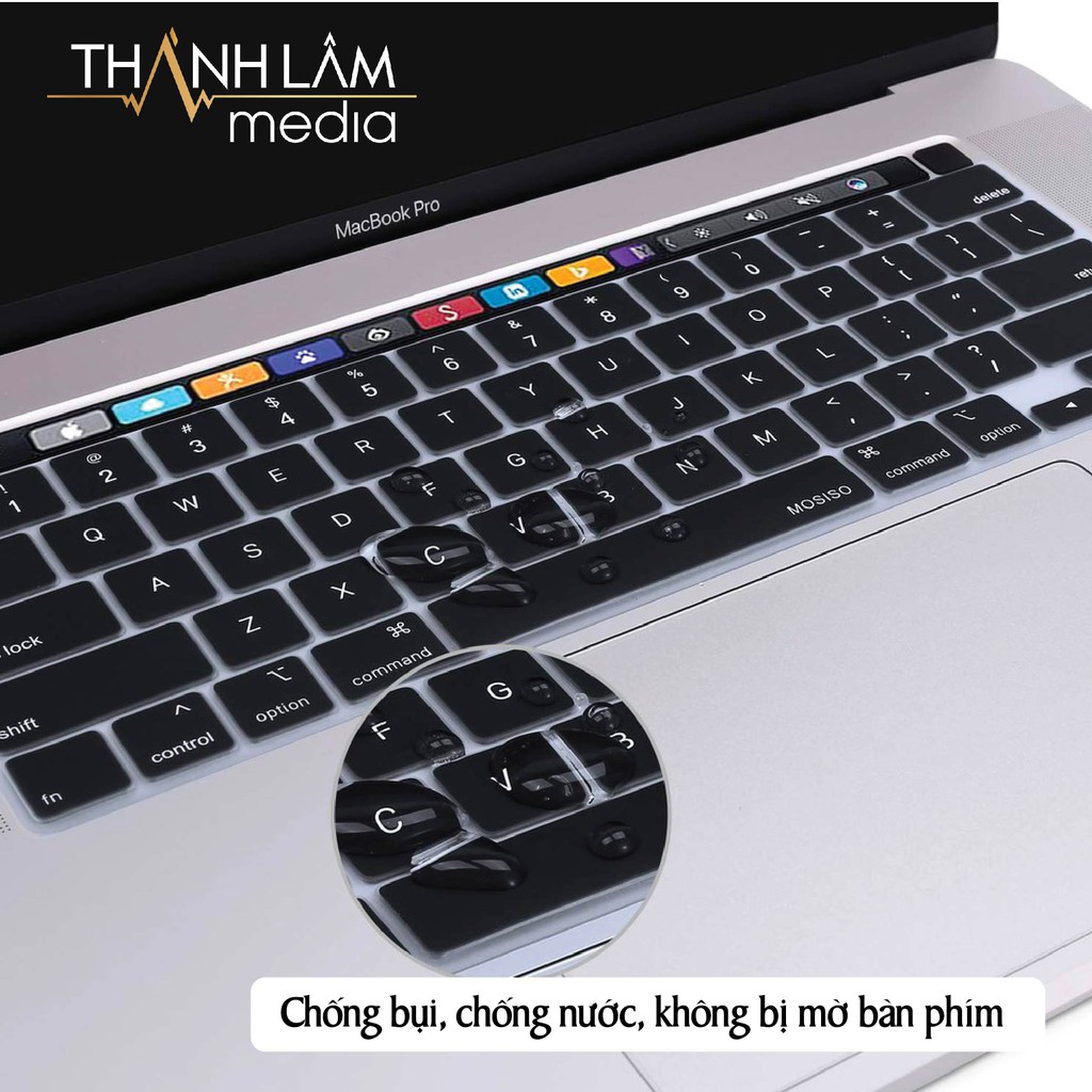 Lót bảo vệ bàn phím Macbook Pro 13 inch chống bụi, chống trầy, tăng tuổi thọ bàn phím | BigBuy360 - bigbuy360.vn