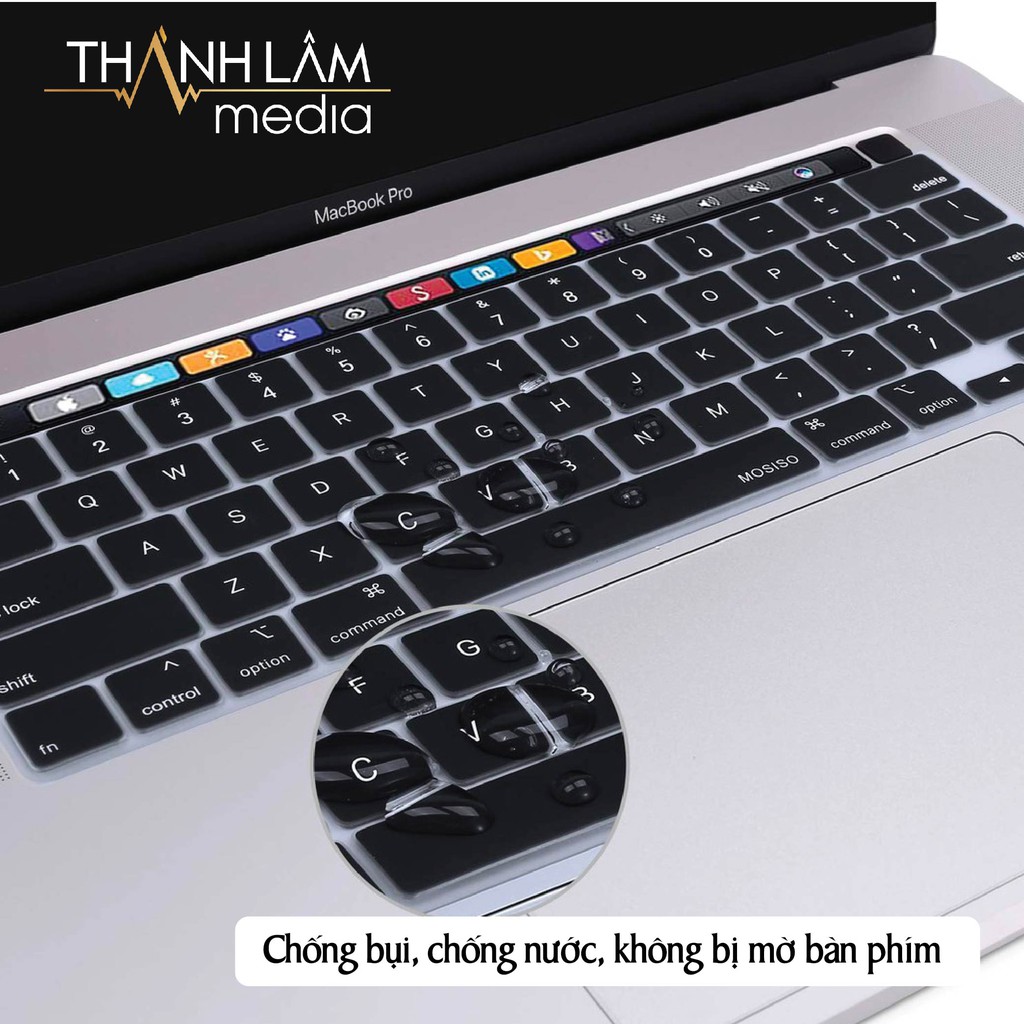 Lót bảo vệ bàn phím Macbook Pro 13 inch chống bụi, chống trầy, tăng tuổi thọ bàn phím