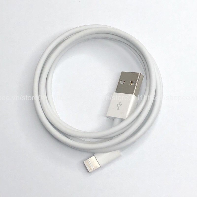 Bộ cáp sạc nhanh không kén máy iPhone iPad iPod Lightning 5V-1A ✓ Sạc nhanh ✓ Siêu bền