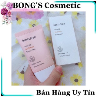 Kem Chống Nắng Nâng Tone, Kiềm Dầu Innisfree Tone Up No Sebum Sunscreen SPF50/PA 50ml [NEW 2020]