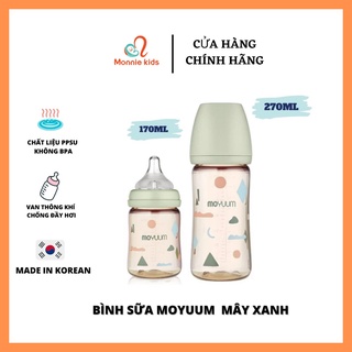 [ NEW 2021 ] Bình sữa PPSU Moyuum 170/270ml Hàn Quốc LIMITED CLOUD PHIÊN BẢN MÀU XANH MINT