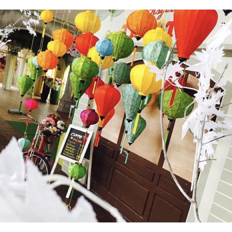 Đèn Lồng Trang Trí Hội An  sỉ ib zl kiểu tỏi