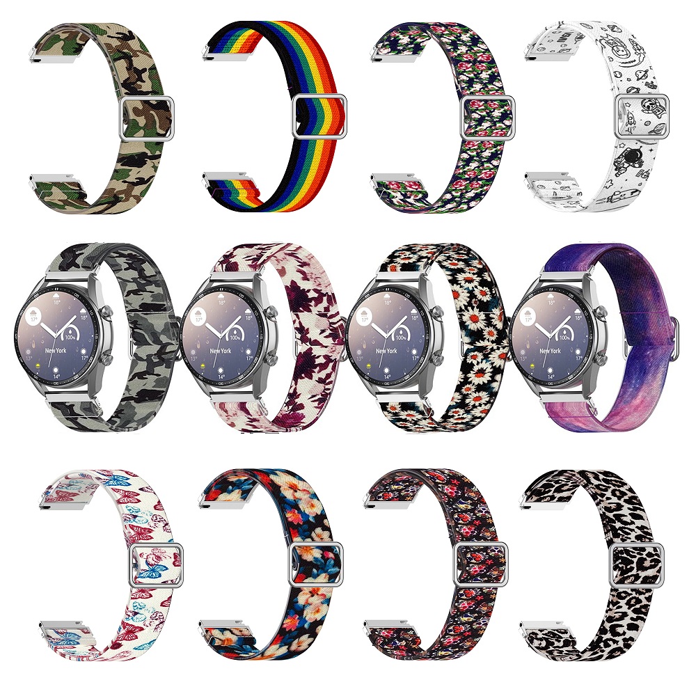 Dây đeo nylon kích cỡ 20mm cho đồng hồ Samsung Galaxy Watch 3 41mm/ Galaxy Active/ Active 2 40mm/ 44mm/ Galaxy 42mm