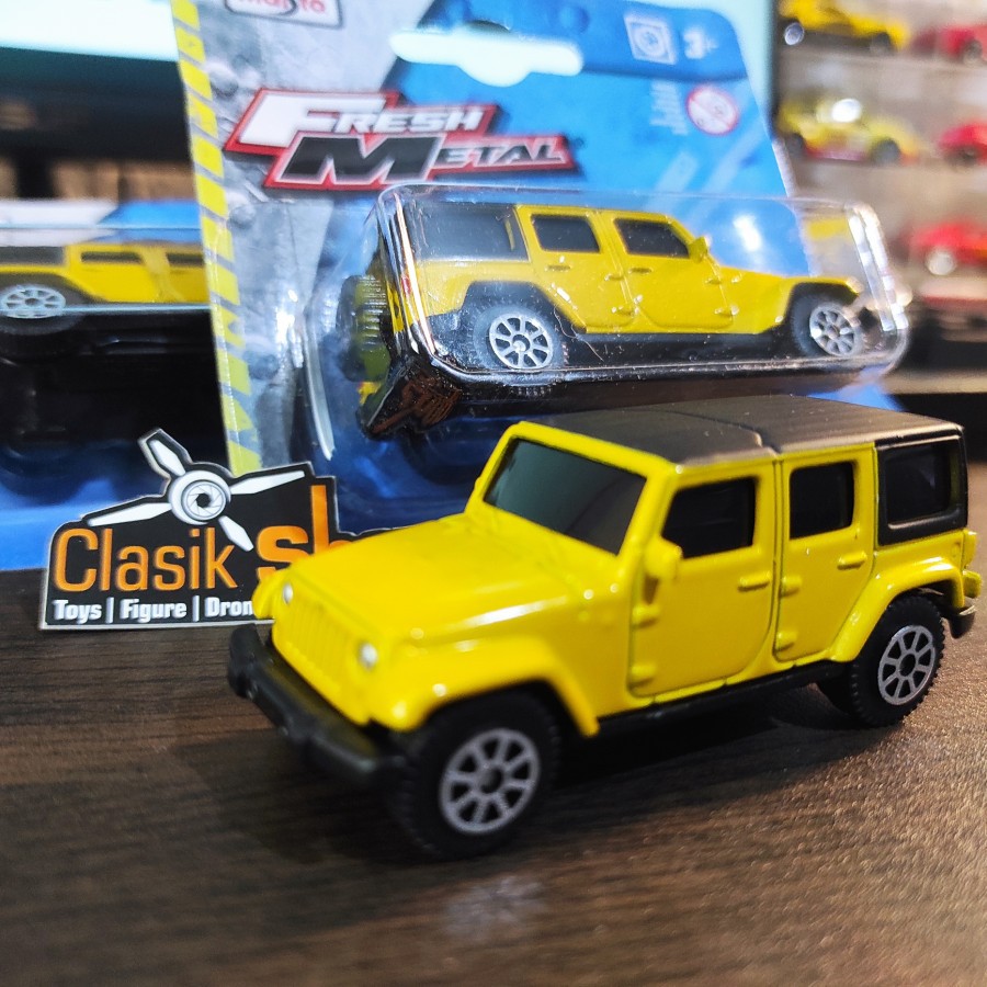 Maisto Mô Hình Xe Jeep Wrangler Tỉ Lệ 1: 64