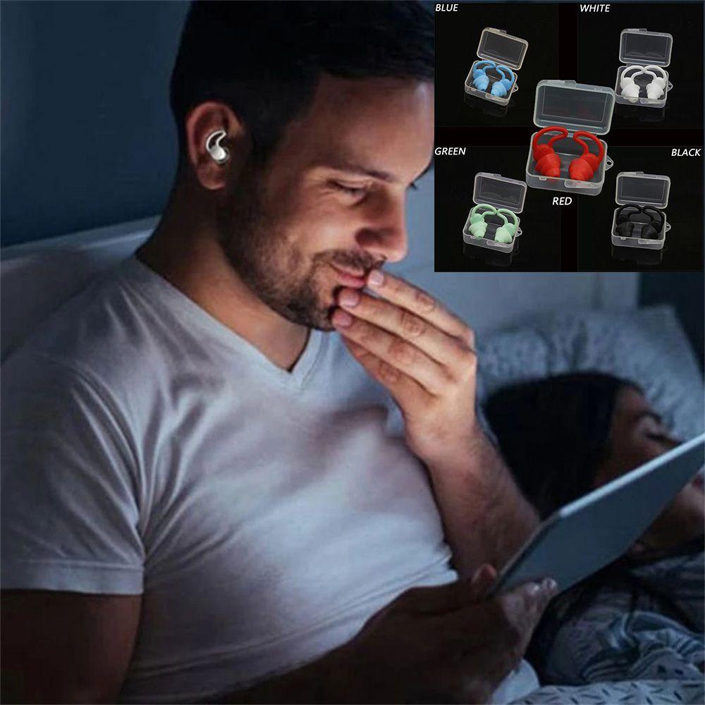 1 Cặp Nút Bịt Tai Bằng Silicon Mềm Cách Âm Chống Thấm Nước Tiện Dụng Khi Đi Du Lịch