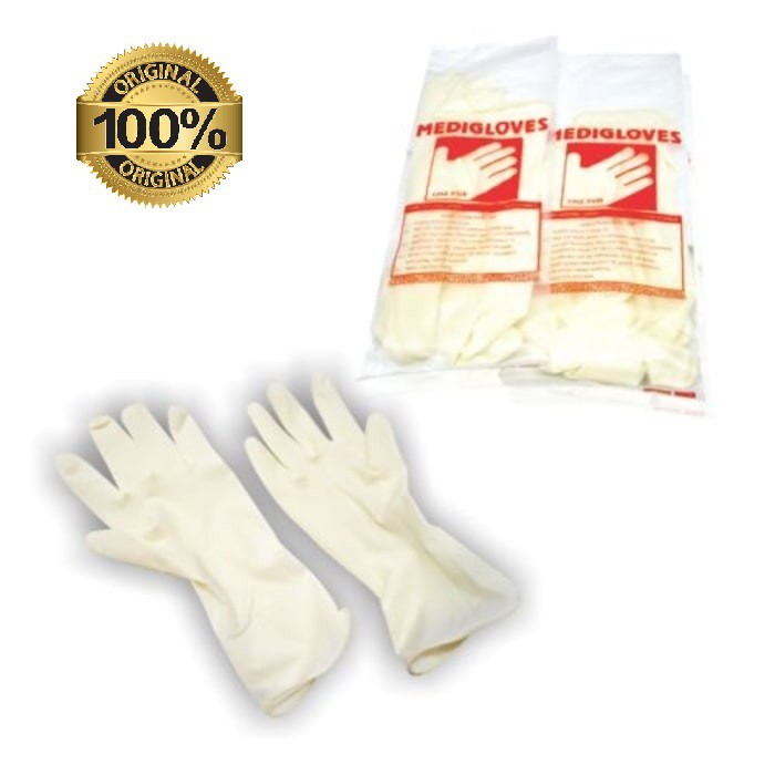 Set 10 Găng Tay Medigloves Cao Su Tự Nhiên Không Khử Trùng Size 7 (S)