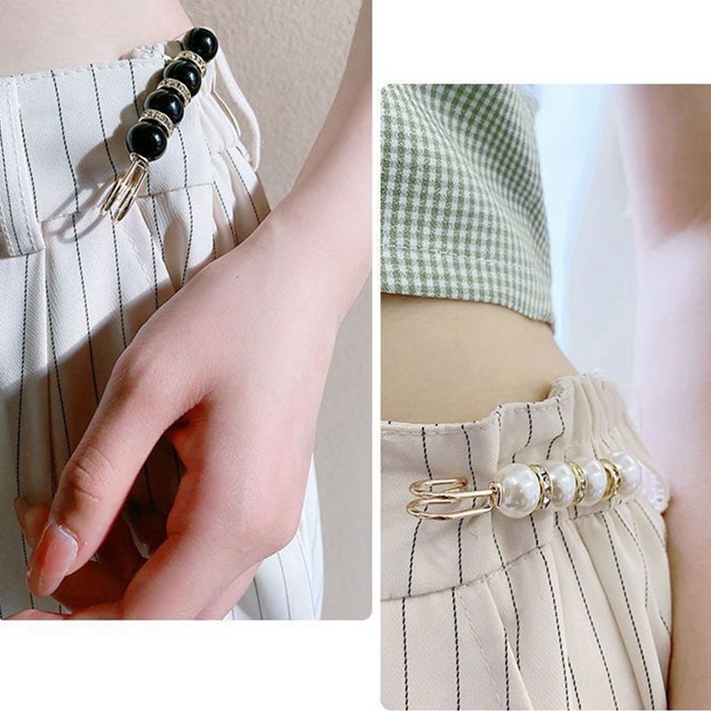 Set 4 / 6 Ghim Cài Thắt Lưng Ngọc Trai Dễ Thương