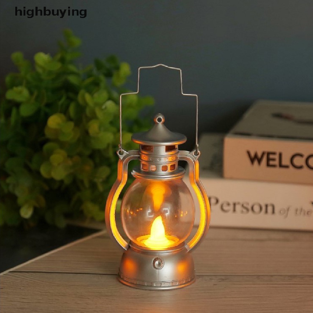 Đèn led kiểu đèn dầu phong cách halloween treo trang trí cổ điển
