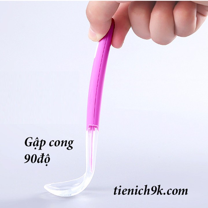 Thìa Ăn Dặm Silicon Cho Bé